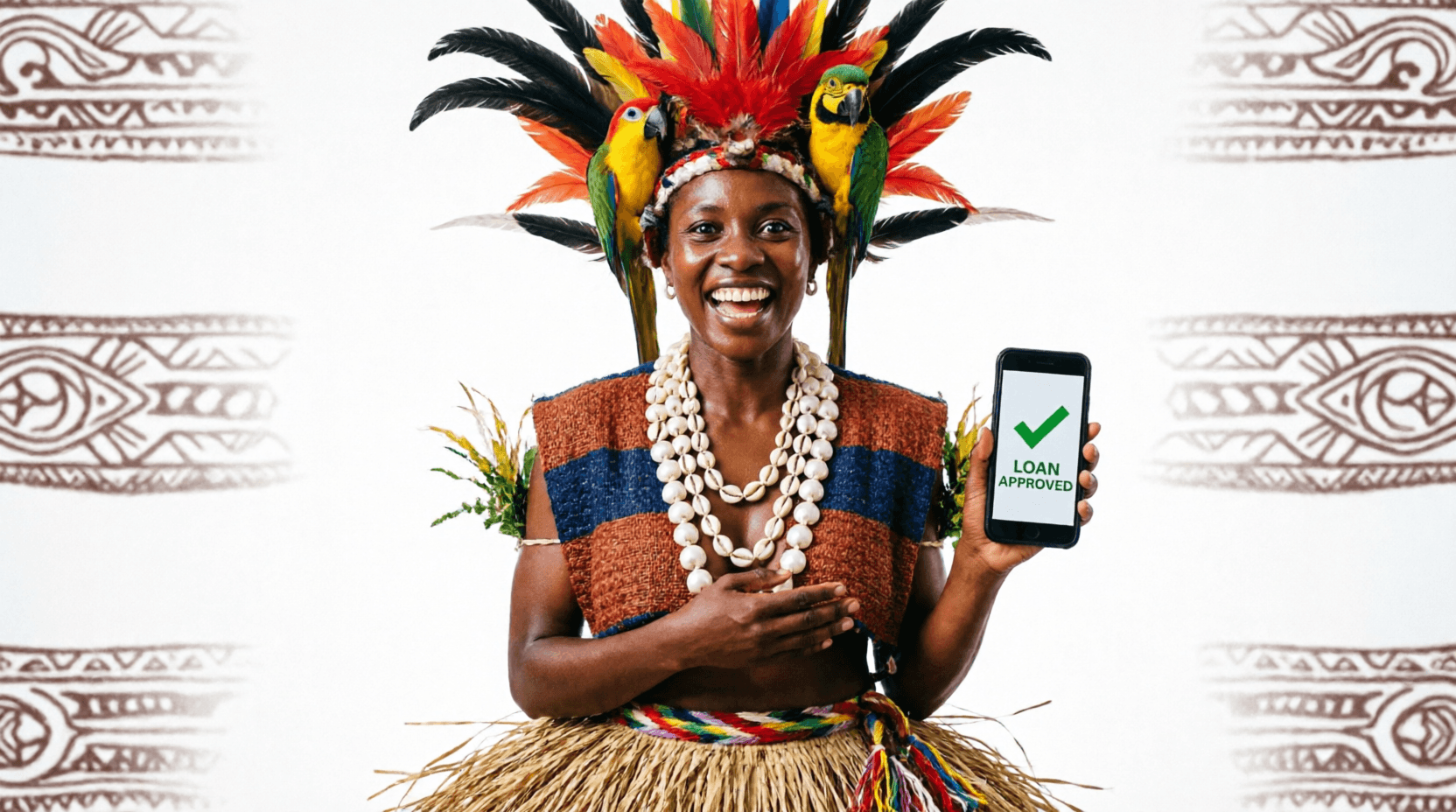 Papua New Guinean family supported by United Finance Limited